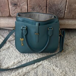 Elegant Teal Handbag